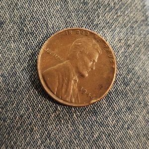 1946 wheat penny no mint mark with a few errors